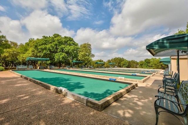 319 Salado Creek Ln, Georgetown, TX 78633 - view of pool featuring a bocce ball area