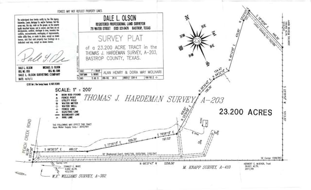 1231 Peach Creek Rd, Waelder, TX 78959 - survey map / technical document
