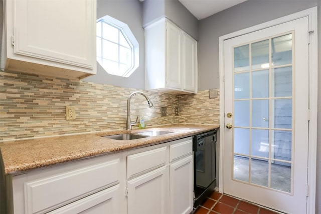 3111 Tom Green St Unit 105, Austin, TX 78705 - kitchen featuring black dishwasher and white cabinets