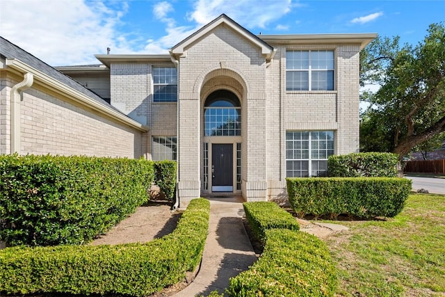 1217 Dove Cir, Cedar Park, TX 78613 - doorway to property featuring brick siding