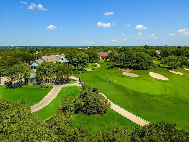 140 Whispering Wind Dr, Georgetown, TX 78633 - drone / aerial view of a golf course