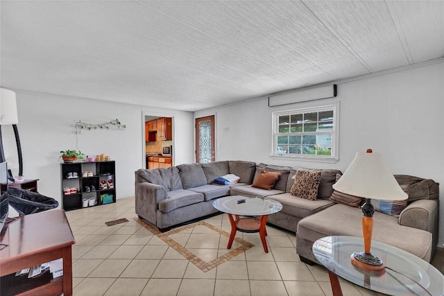 101 E Ash St, Granger, TX 76530 - living room with light tile patterned floors