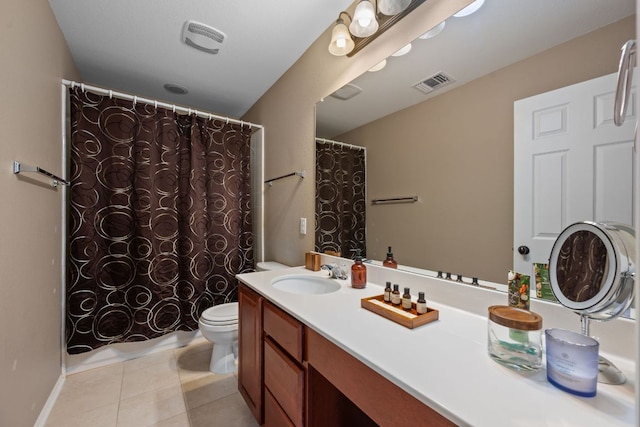 1012 Autumn Sage Way, Pflugerville, TX 78660 - bathroom featuring vanity, tile patterned flooring, and curtained shower