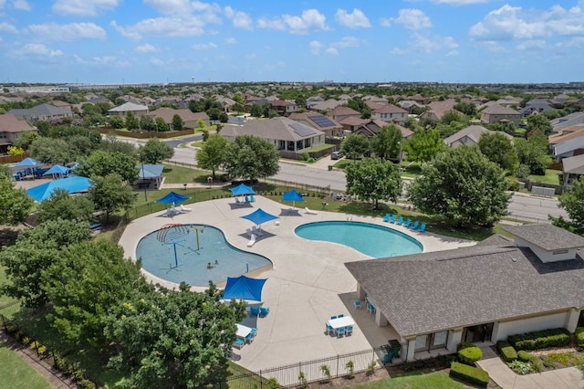 1012 Autumn Sage Way, Pflugerville, TX 78660 - aerial view of residential area featuring a pool