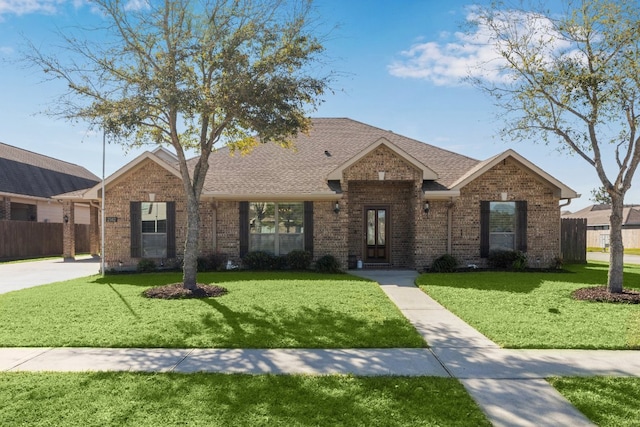 2502 Grey Kirby Dr, League City, TX 77573 - ranch-style home with brick siding and a shingled roof