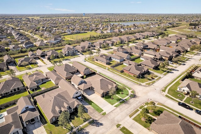 2502 Grey Kirby Dr, League City, TX 77573 - aerial view of property and surrounding area with nearby suburban area
