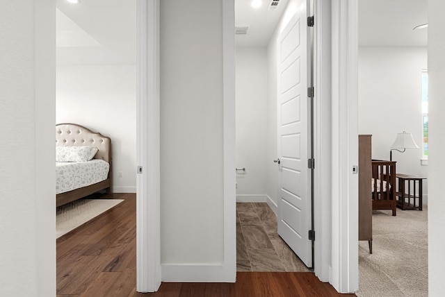 104 Huerta Rd, Florence, TX 76527 - corridor with wood finished floors