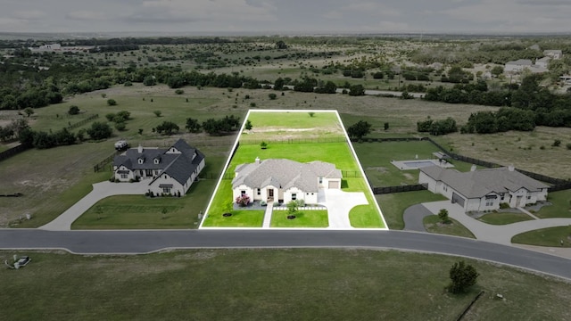 104 Huerta Rd, Florence, TX 76527 - overview of rural landscape featuring property parcel outlined