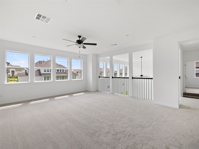2308 Mondello Path, Leander, TX 78641 - carpeted spare room with a ceiling fan