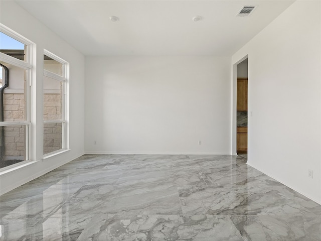2308 Mondello Path, Leander, TX 78641 - empty room with light marble finish floors