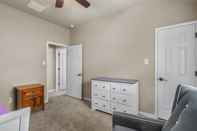 204 Archipelago Trl, Austin, TX 78717 - bedroom featuring light colored carpet and ceiling fan