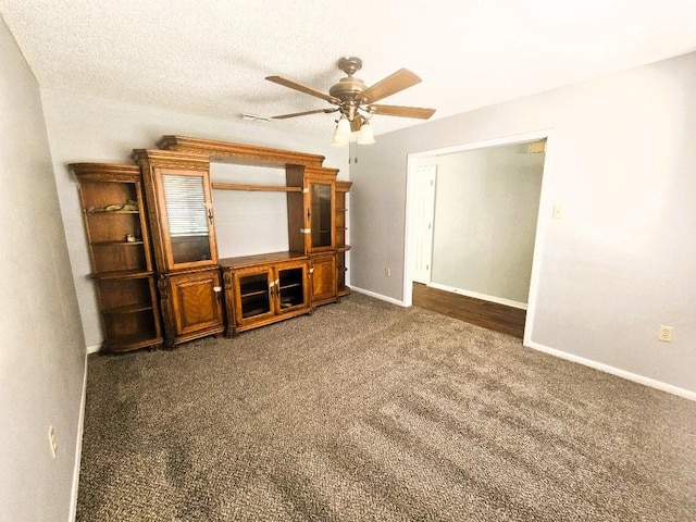 917 Edwards St S, Copperas Cove, TX 76522 - unfurnished living room with carpet and ceiling fan