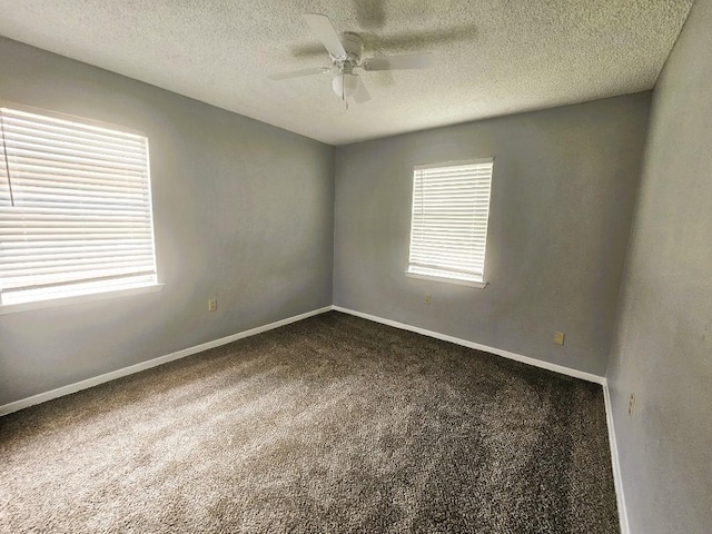 917 Edwards St S, Copperas Cove, TX 76522 - carpeted spare room with ceiling fan and a textured ceiling