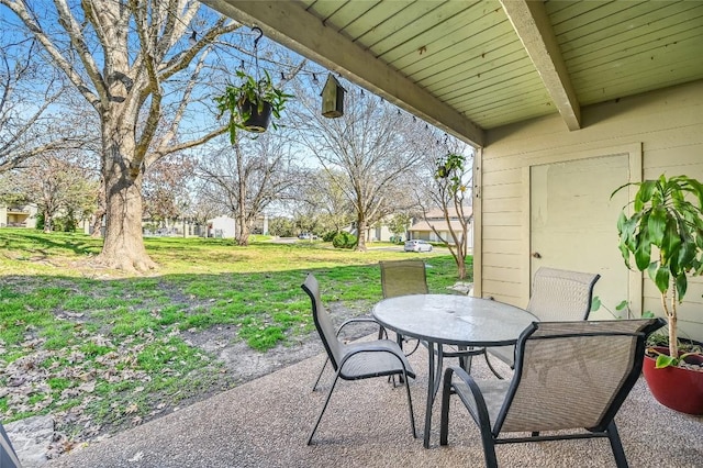 100 Lido Cir Unit A1, Lakeway, TX 78734 - view of patio featuring outdoor dining space