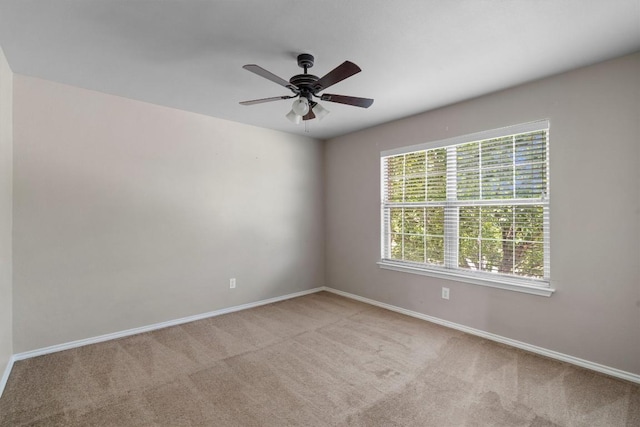 509 Red Tailed Hawk Dr, Pflugerville, TX 78660 - empty room with light colored carpet and a ceiling fan