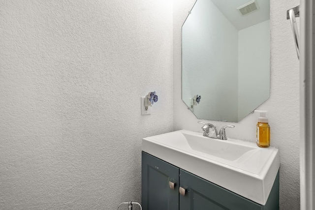 3010 Adam Cv, Round Rock, TX 78681 - bathroom featuring vanity and a textured wall
