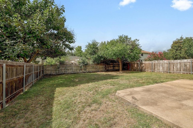 1505 Thibodeaux Dr, Round Rock, TX 78664 - fenced backyard with a patio