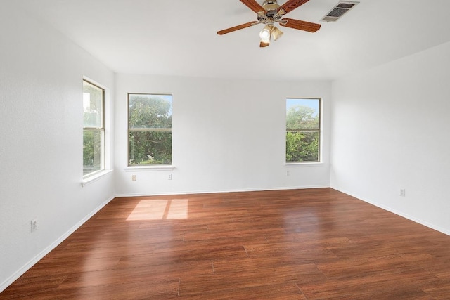 1505 Thibodeaux Dr, Round Rock, TX 78664 - unfurnished room featuring wood finished floors and ceiling fan