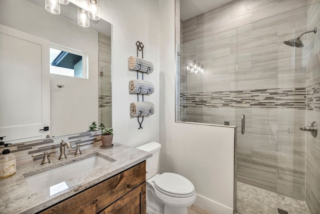 196 Westgate Loop, Horseshoe Bay, TX 78657 - full bathroom featuring vanity and a stall shower
