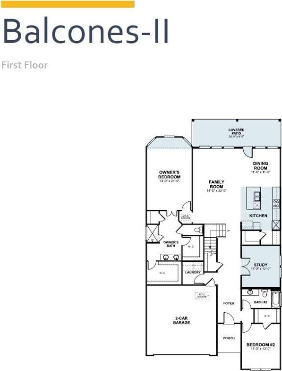 2024 Saco St, Leander, TX 78641 - view of floor plan / room layout