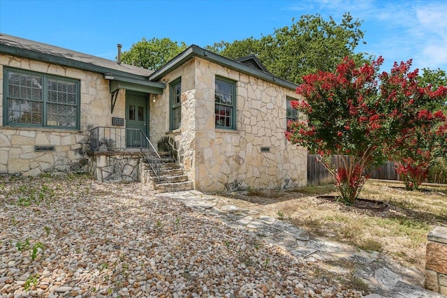 1410 Burford Pl, Austin, TX 78704 - view of front of house with stone siding
