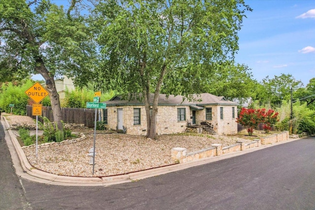 1410 Burford Pl, Austin, TX 78704 - view of front of property featuring stone siding