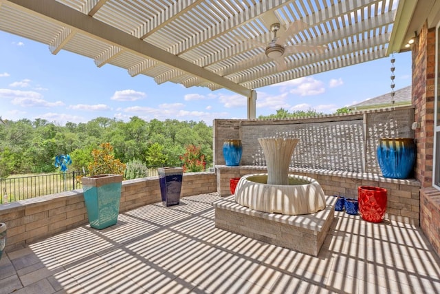 306 Iron Rail Ln, Georgetown, TX 78633 - view of patio / terrace with a pergola