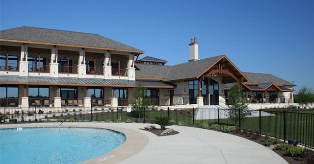 306 Iron Rail Ln, Georgetown, TX 78633 - view of community pool
