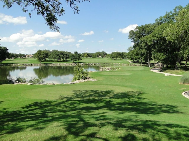 306 Iron Rail Ln, Georgetown, TX 78633 - surrounding community featuring a water view and golf course view