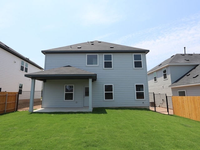 4916 Sea Salt Dr, Austin, TX 78747 - rear view of property with a patio area and a fenced backyard