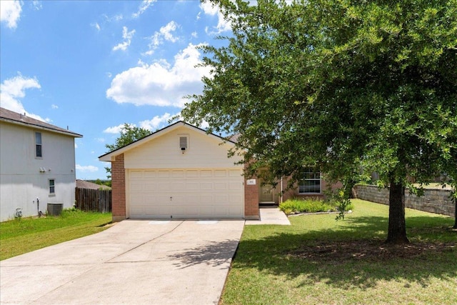 161 Buttercup Way, Kyle, TX 78640 - view of front of property with concrete driveway and brick siding