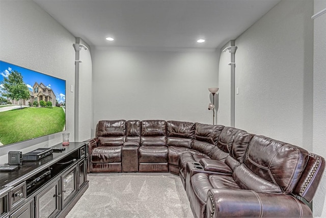 536 Middle Brook Dr, Leander, TX 78641 - living area with light colored carpet and recessed lighting