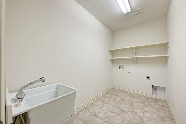 1160 Waimea Bnd, Round Rock, TX 78681 - laundry area with hookup for an electric dryer, washer hookup, and gas dryer hookup