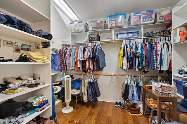 236 Pony Express Dr, Smithville, TX 78957 - walk in closet featuring wood finished floors