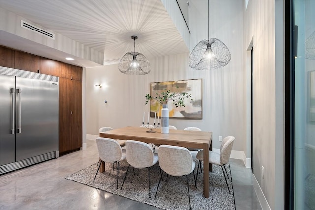 1327 Bonham Ter Unit B, Austin, TX 78704 - dining room with concrete flooring
