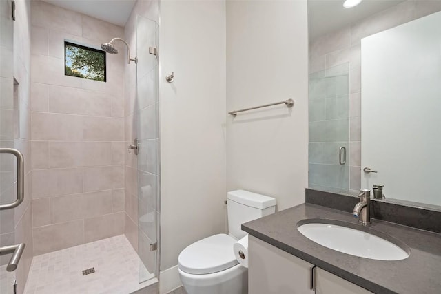 1327 Bonham Ter Unit B, Austin, TX 78704 - full bath featuring a stall shower, vanity, and recessed lighting