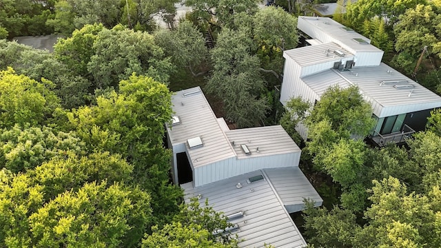 1327 Bonham Ter Unit B, Austin, TX 78704 - view from above of property featuring a forest