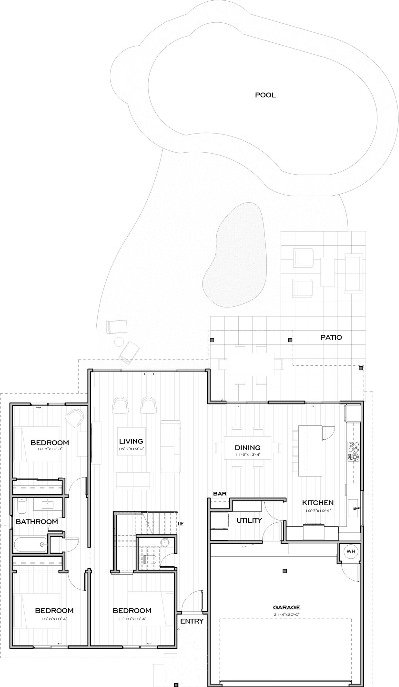4407 Ganymede Dr, Austin, TX 78727 - view of home floor plan