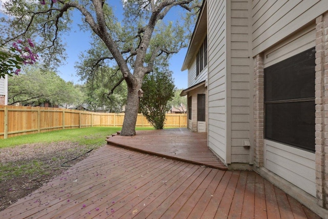 12706 Shemya Cv, Austin, TX 78729 - deck featuring a fenced backyard