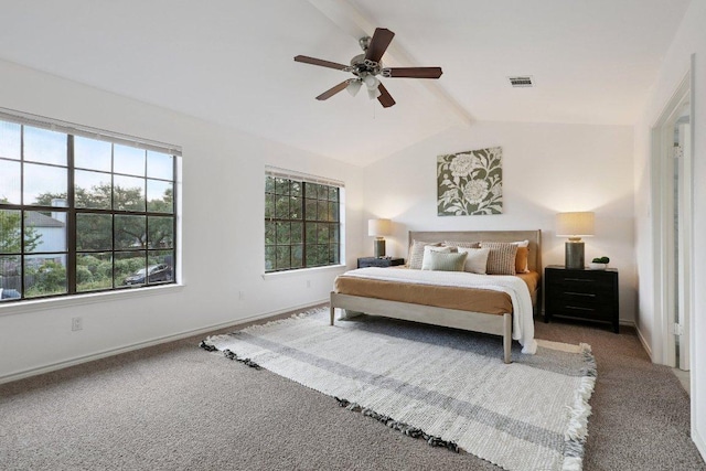 12706 Shemya Cv, Austin, TX 78729 - carpeted bedroom with multiple windows and ceiling fan