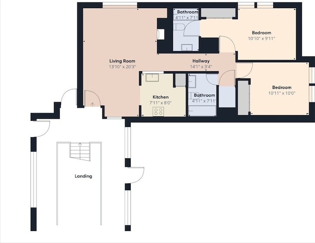 2804 Rio Grande St Unit 308, Austin, TX 78705 - view of room layout