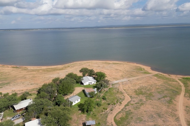 106 Chuckwagon, Burnet, TX 78611 - aerial view of property's location with a large body of water