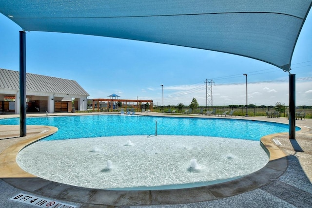 244 Fabion St, Kyle, TX 78640 - community pool with a patio