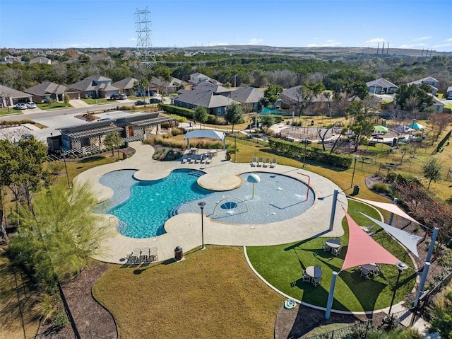 10700 Losoya Cv, Austin, TX 78754 - community pool with a residential view and a patio