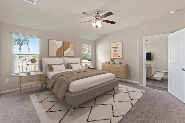 10700 Losoya Cv, Austin, TX 78754 - bedroom featuring carpet flooring and a ceiling fan