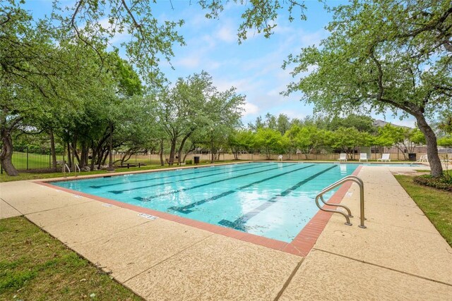 2500 Melekhin Bnd, Cedar Park, TX 78613 - community pool featuring a patio area