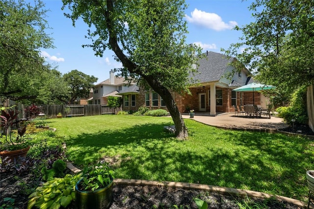 2500 Melekhin Bnd, Cedar Park, TX 78613 - fenced backyard featuring a patio