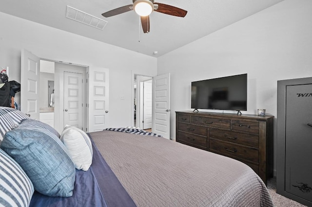 170 Banff Dr, Kyle, TX 78640 - bedroom with ceiling fan and carpet floors