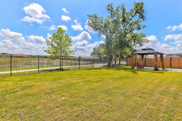 112 Silver Ridge Dr, Georgetown, TX 78633 - view of yard featuring a gazebo