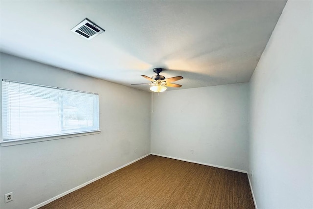 4202 Kilgore Ln, Austin, TX 78727 - spare room with ceiling fan and carpet floors